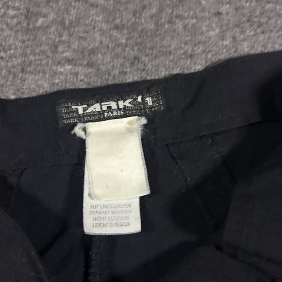 Vintage Tark 1 Low Rise Flare Pants Size Med Flare Tark 8 Y2k Rave Goth Grunge - Picture 8 of 16